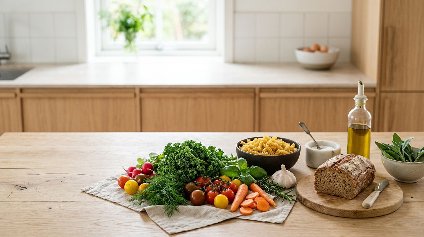 grönsaker från en matkasse